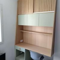 meuble bureau chene sur mesure